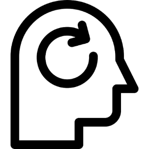 Target board with an arrow in the center